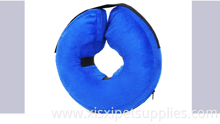 Wholesale Protective Inflatable Collar for Dogs and Cats Soft Pet Recovery Collar Elizabeth Circle